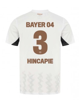 Bayer Leverkusen Piero Hincapie #3 Replika Borta Kläder 2024-25 Kortärmad